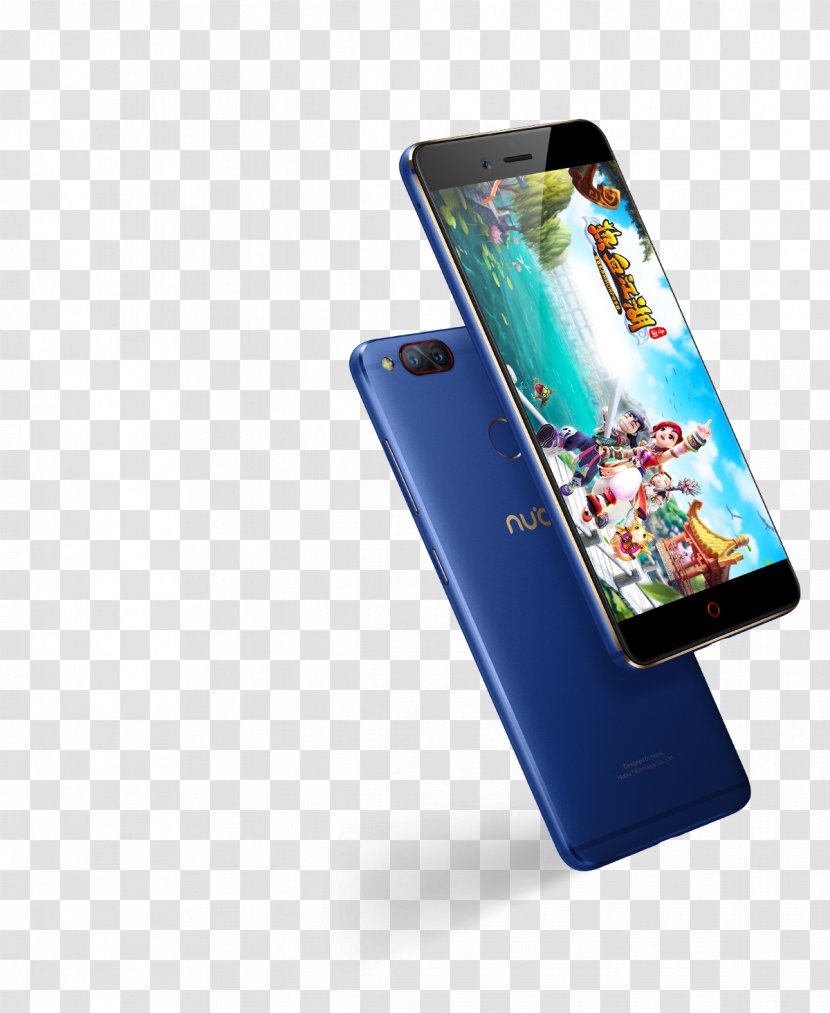 Smartphone Feature Phone Telephone Nubia Z17 Mini 128GB Blue - Communication Device Transparent PNG