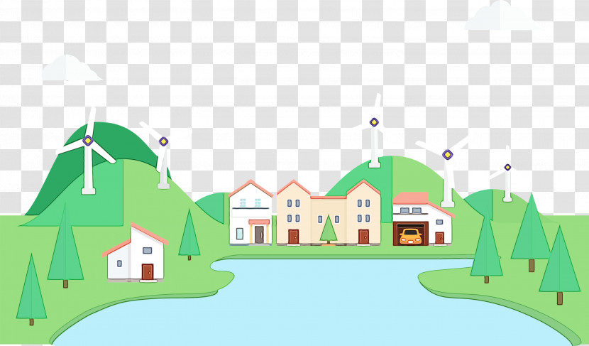 Green Meter Residential Area Recreation Transparent PNG