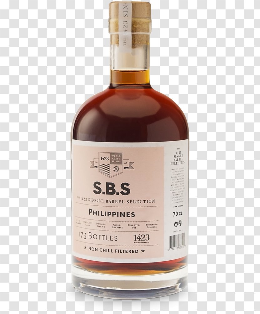 Liqueur Rum Single Barrel Whiskey - Alcoholic Beverage - RUM BARREL Transparent PNG