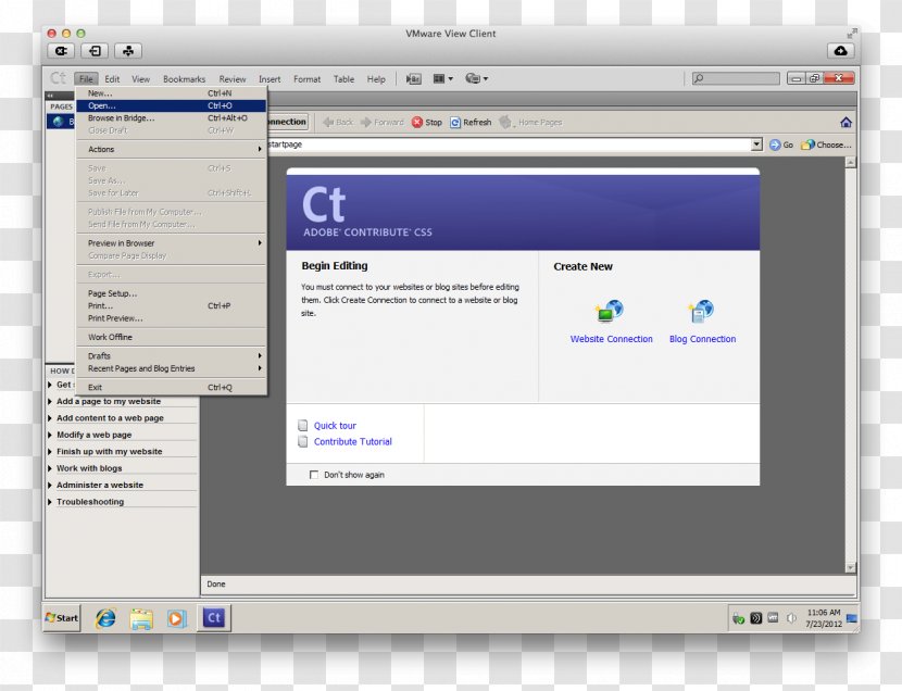 Computer Program Monitors Adobe Contribute Screenshot - System Transparent PNG