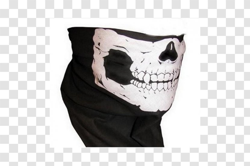 Kerchief Skull And Crossbones Mask Scarf Balaclava - Headgear Transparent PNG