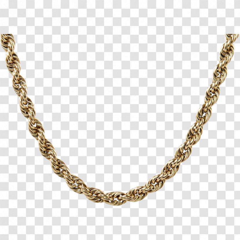 Necklace Gold Jewellery Chain Transparent PNG