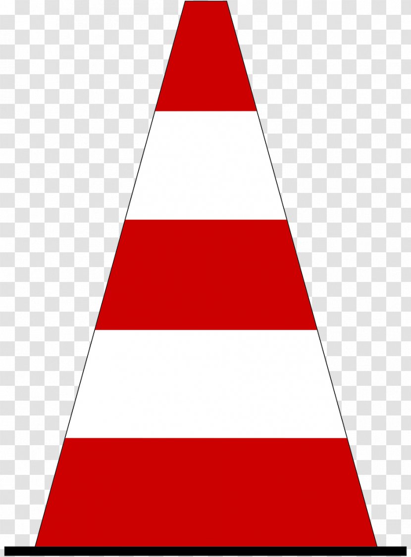 Traffic Sign Cone Balise Routière - Area - Green Triangle Transparent PNG