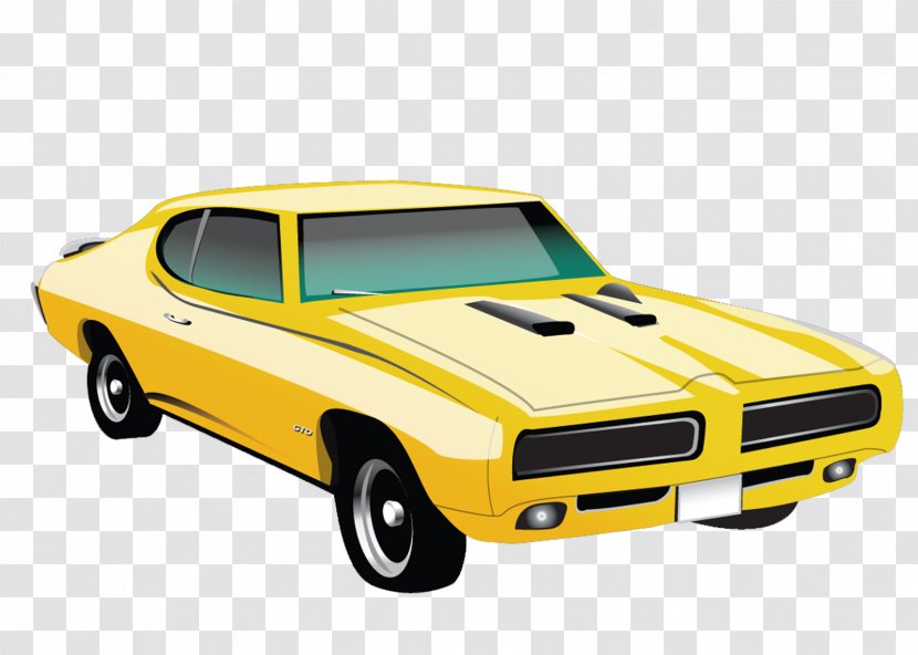 Car Chevrolet Camaro Shelby Mustang Pontiac GTO Ford Mach 1 - Play Vehicle - Yellow Transparent PNG