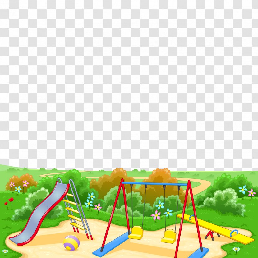 Royalty-free Drawing Illustration - Outdoor Play Equipment - Vector Park Transparent PNG