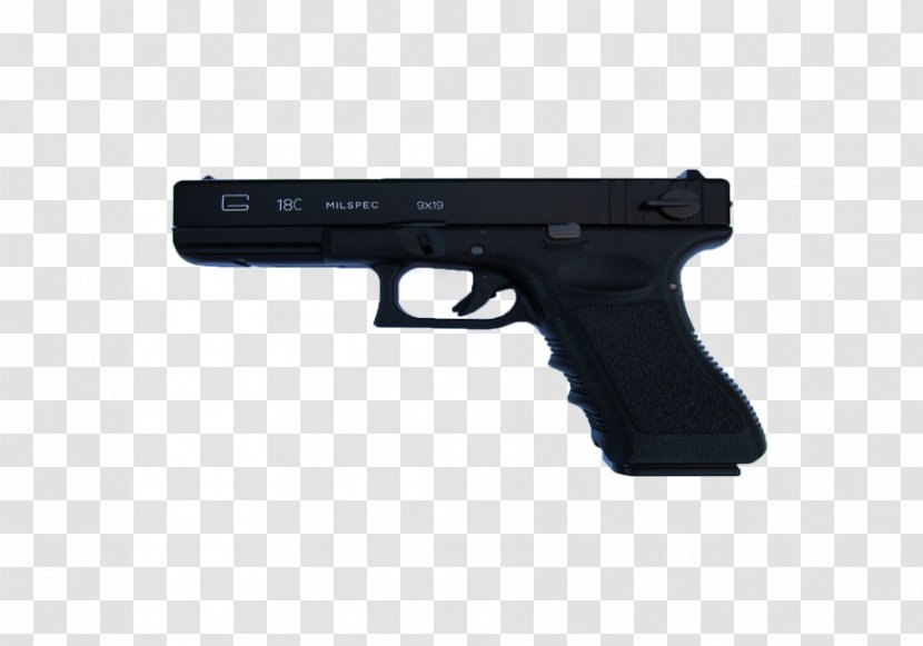 9×19mm Parabellum Glock Blowback Pistol Firearm - Weapon Transparent PNG