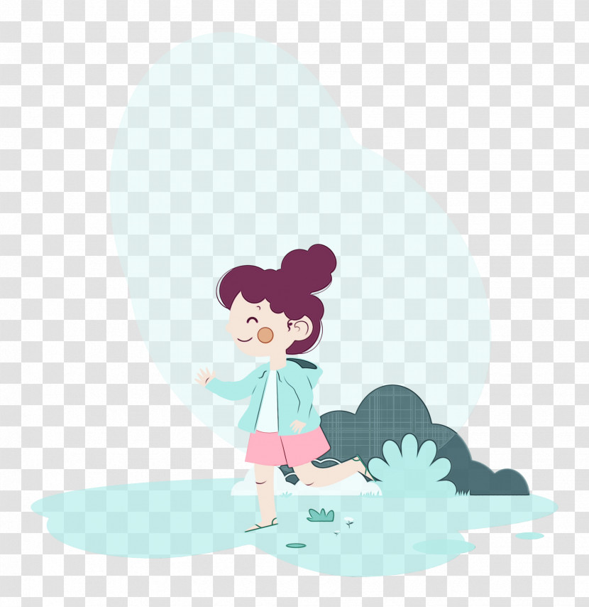 Cartoon Character Water Male Meter Transparent PNG