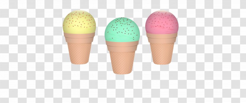 Ice Cream Cone - Sweetness - Vector Painted Cones Transparent PNG