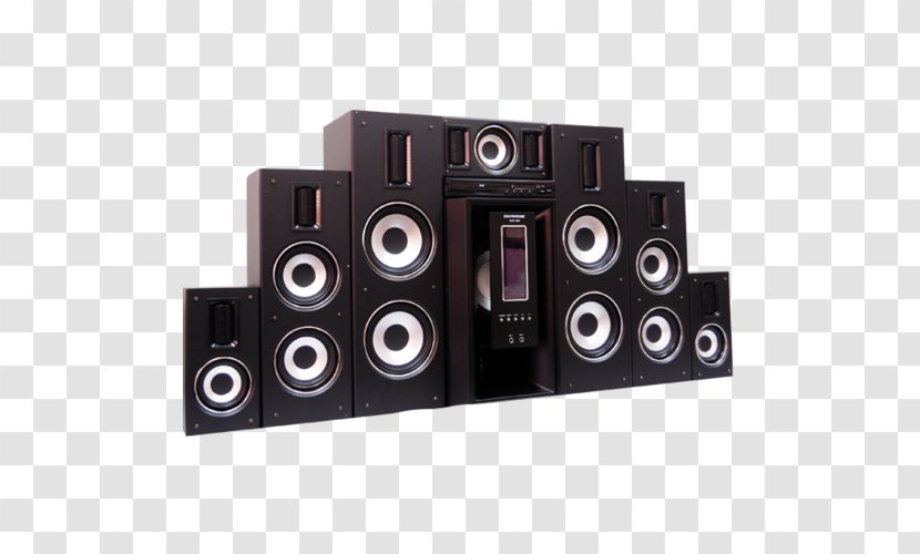Subwoofer Computer Speakers Sound Box Studio Monitor - Home Theater System Transparent PNG