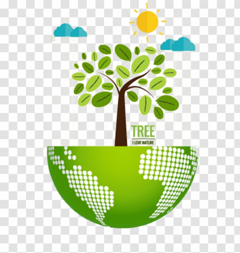 Nature Environmentally Friendly Ecology Illustration - Symbol - Green Ecological Earth Transparent PNG