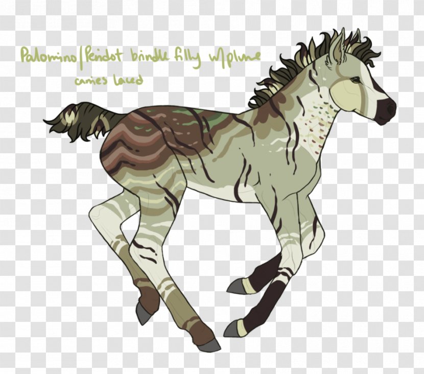 Mustang Stallion Donkey Mane Pack Animal - Organism - I Think Love You Peridot Transparent PNG