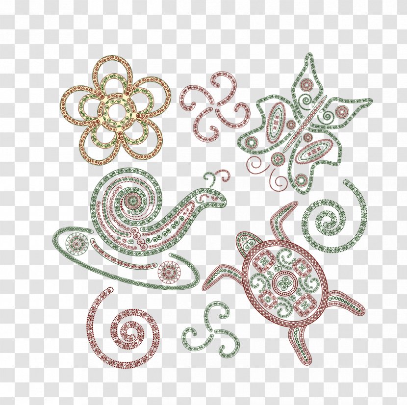 Henna Royalty-free Illustration - Vector Snail Tortoise Transparent PNG