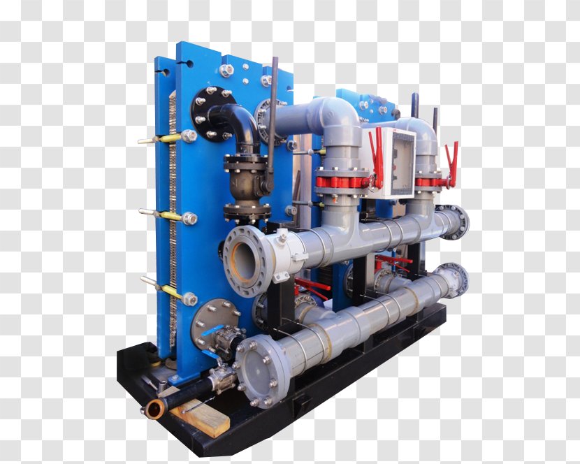 Pipe Pumping Station Engineering Machine Compressor - Maquina Transparent PNG
