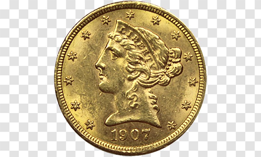 Gold Coin Mexican Peso Perth Mint - 2 Euro Transparent PNG