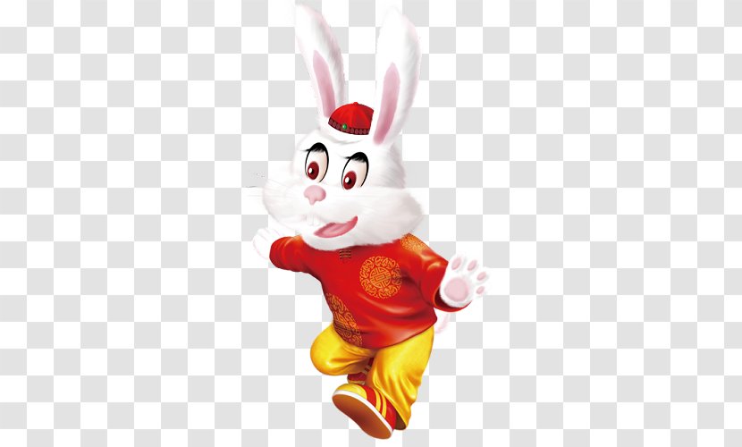 Rabbit Easter Bunny Chinese New Year Happiness Blog Transparent PNG
