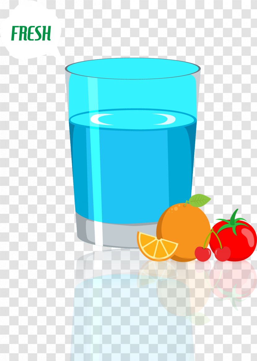 Juice Fruit Glass Euclidean Vector - Fresh Transparent PNG
