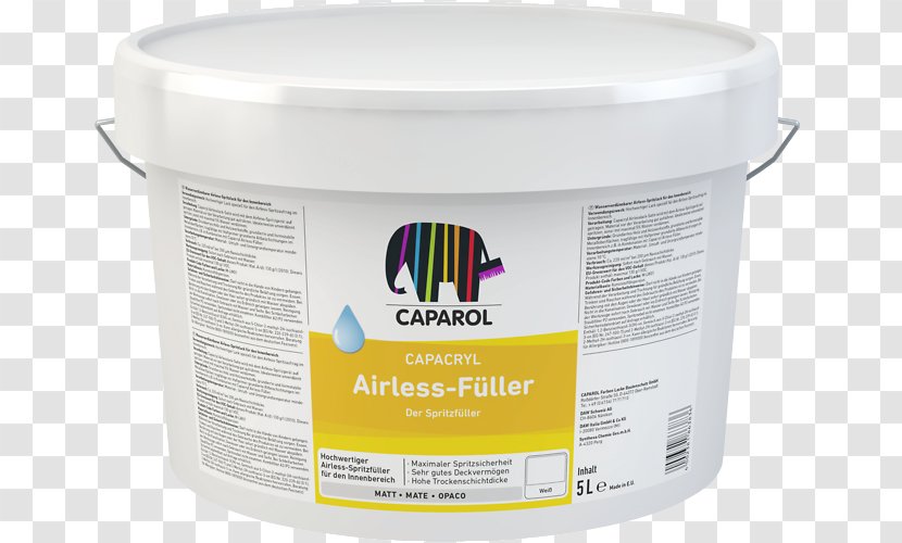 Airless DAW SE Lacquer Paint Primer - Filler Transparent PNG