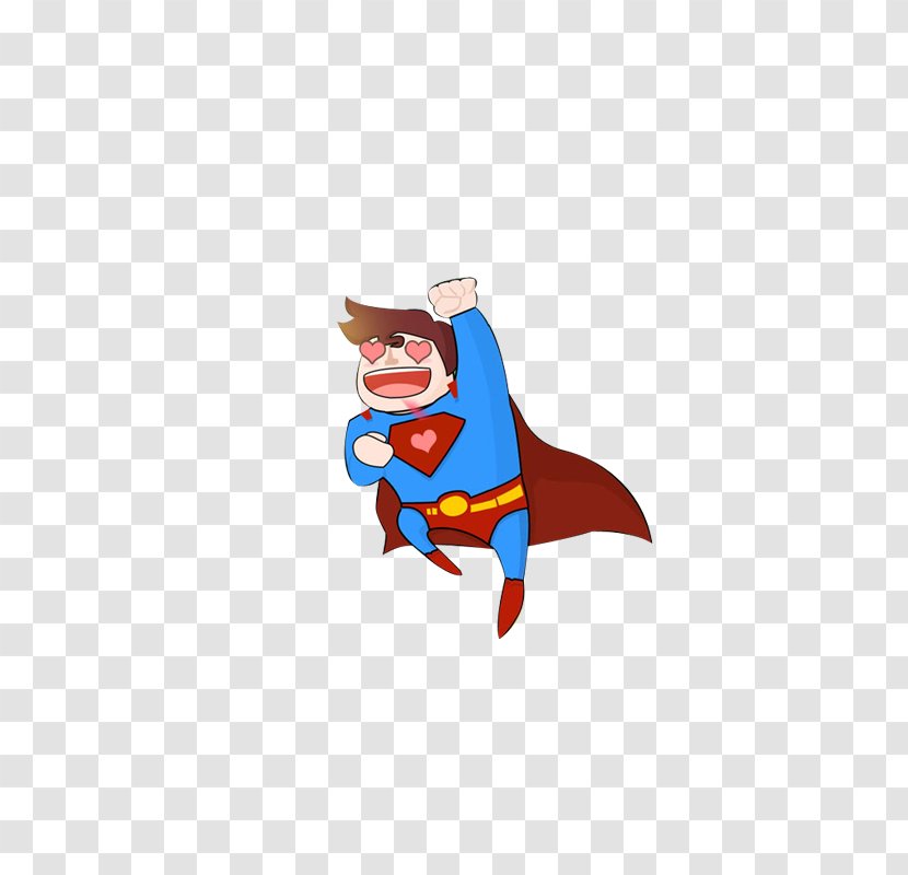 Clark Kent Cartoon Illustration - Superman Transparent PNG