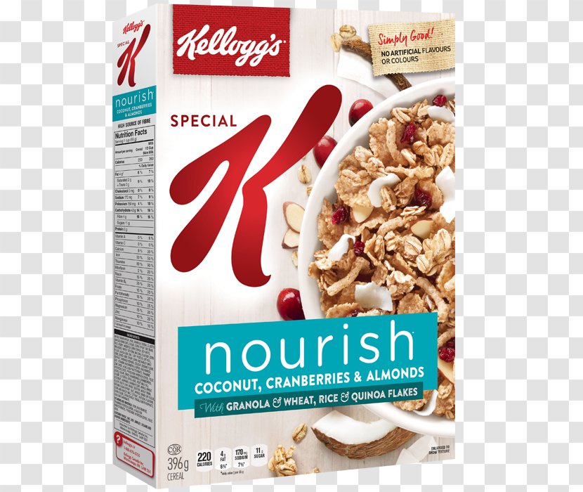 Breakfast Cereal Cocoa Krispies Special K Kellogg's Whole Grain - Almond - Rice Transparent PNG