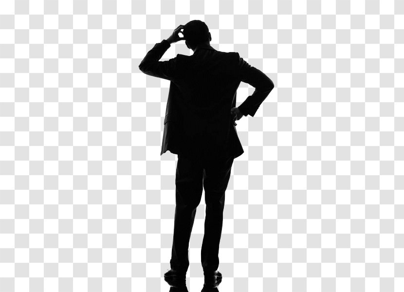 Silhouette Stock Photography Royalty-free - Monochrome - Black Man Transparent PNG