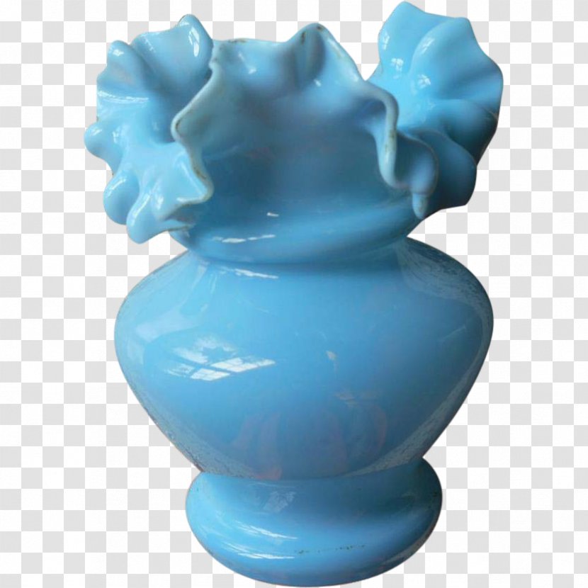 Ceramic Vase Figurine Turquoise Transparent PNG
