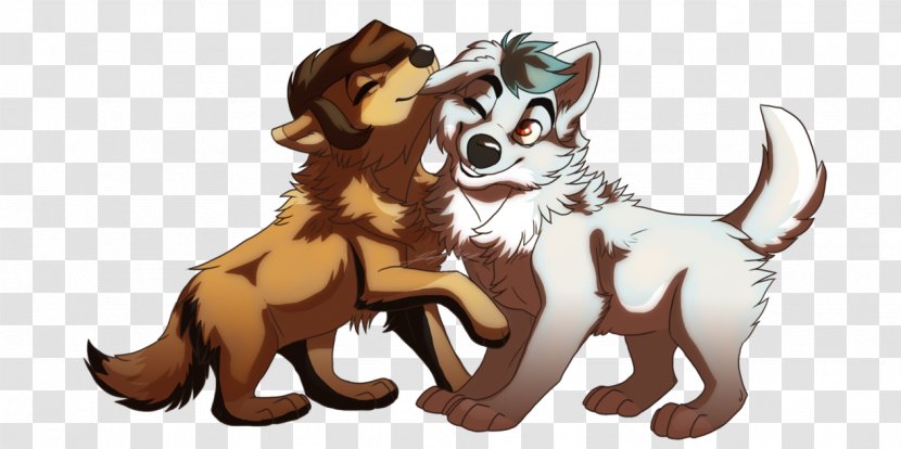 Cat Dog Puppy Love - Drawing Transparent PNG