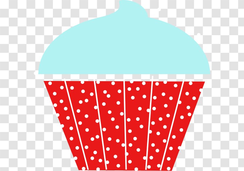 Cupcake Muffin Clip Art - Area - Red Blue Transparent PNG