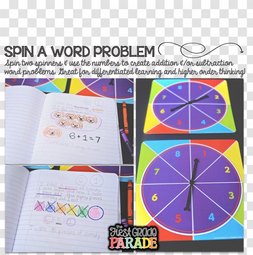 Mathematics Problem Solving First Grade Count Around The Circle Word - Game Transparent PNG