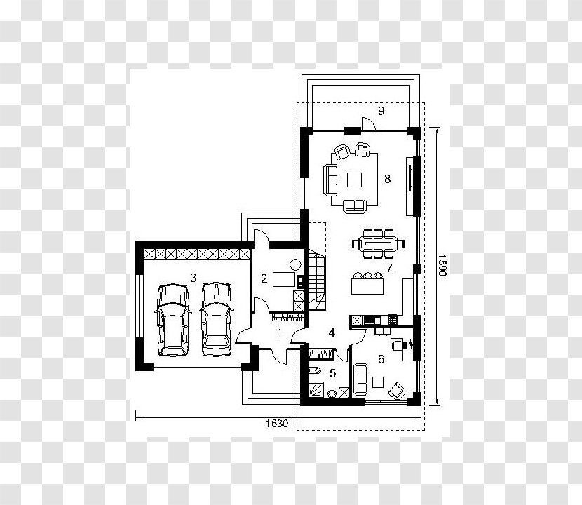 Floor Plan House Building Square Meter Transparent PNG
