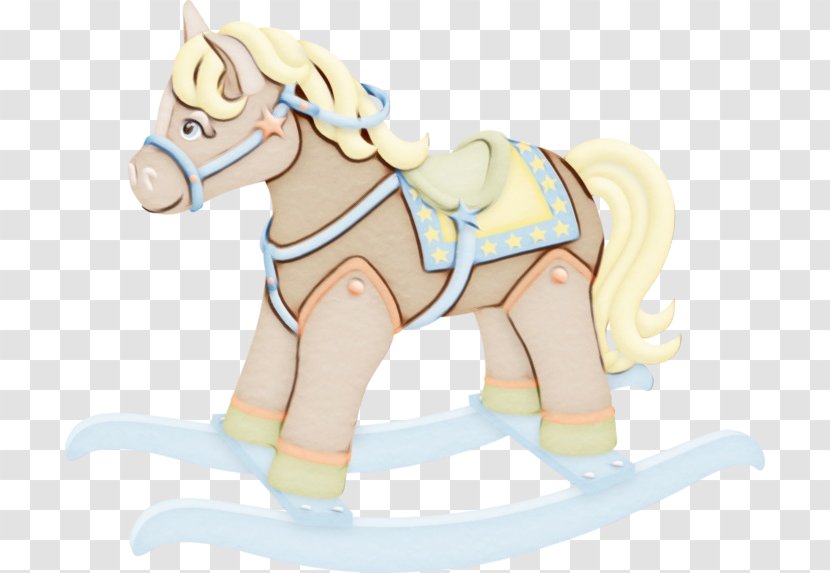 Cartoon Horse Clip Art Animal Figure Pony - Tack - Bridle Transparent PNG