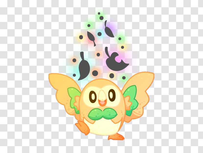 Pokémon Sun And Moon Rowlett Instagram Clip Art - Pokemon - Rowlet Transparent PNG