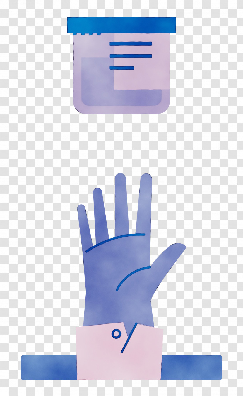 Medical Glove Plastic Glove Electric Blue M Cobalt Blue / M Transparent PNG