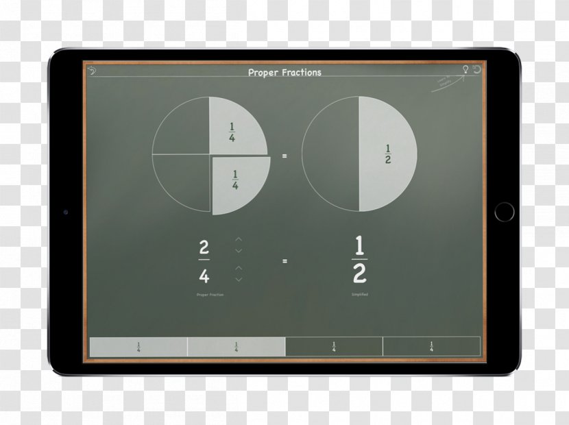Comparing Fractions Display Device Multimedia Addition - Technology Transparent PNG