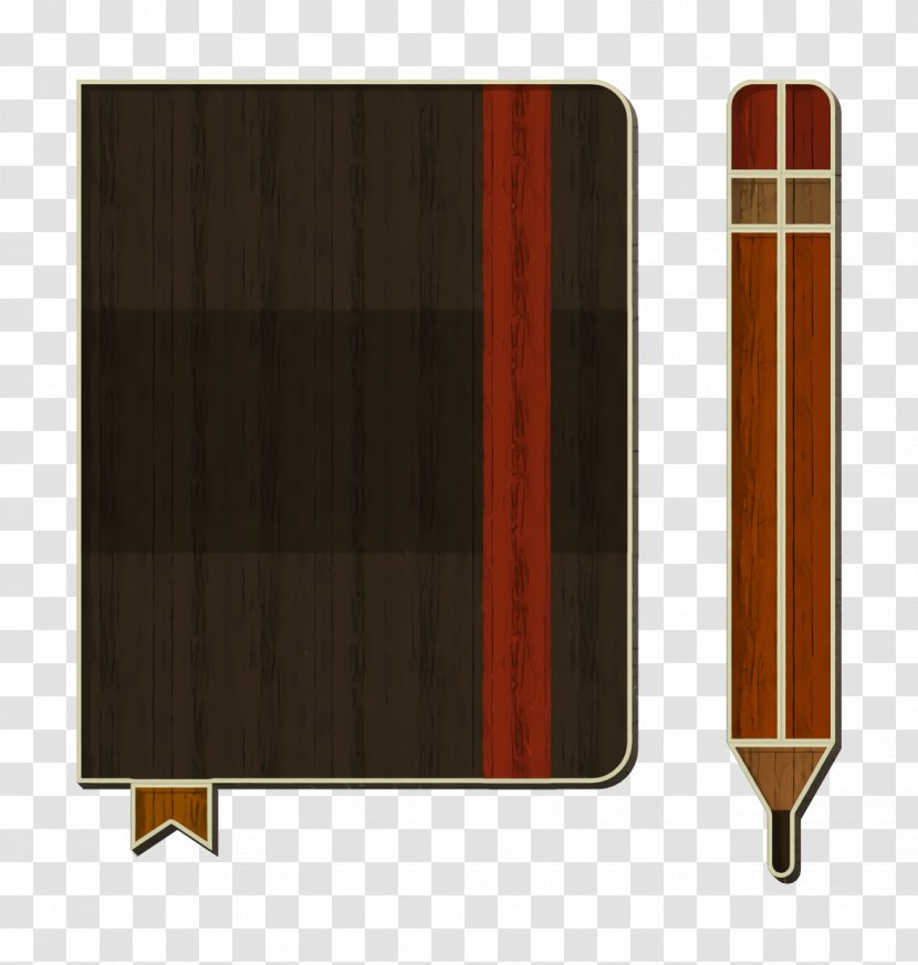 Essential Icon Notebook - Wood - Brown Transparent PNG