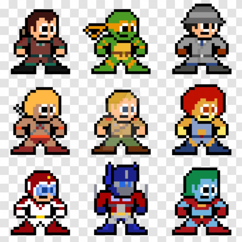 Cartoon Pixel Art DeviantArt - Area - 8 BIT Transparent PNG