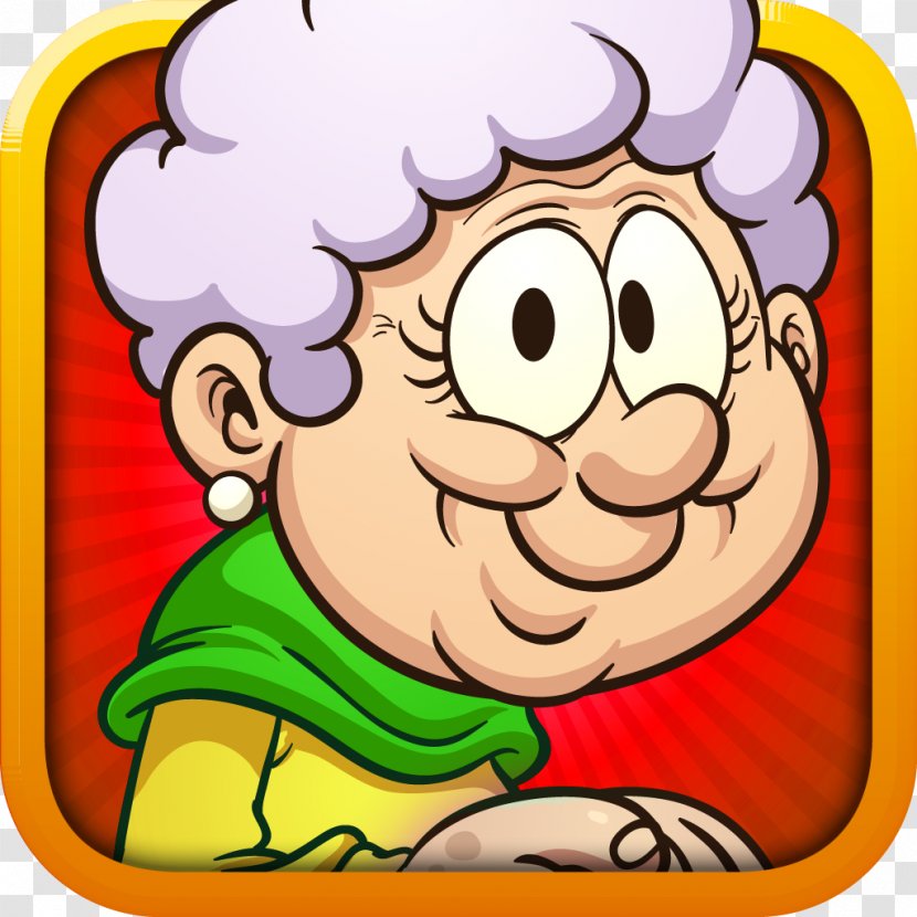 Grandparent Cartoon Clip Art - Silhouette - Grandma Transparent PNG