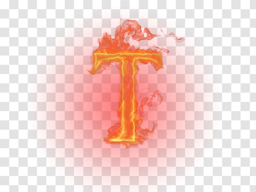 Flame Fire Letter English Alphabet - Watercolor Transparent PNG