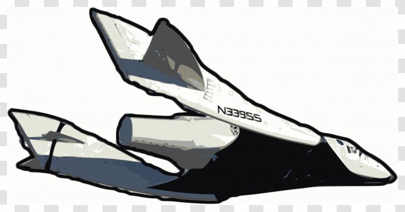 SpaceShipTwo Clip Art - Shoe - Surfboard Transparent PNG