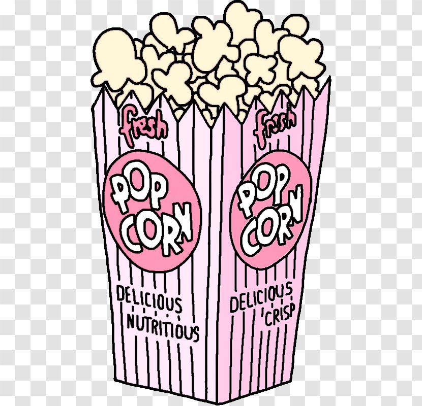 Popcorn Image Drawing Desktop Wallpaper - Pink - Picsart Vector Transparent PNG