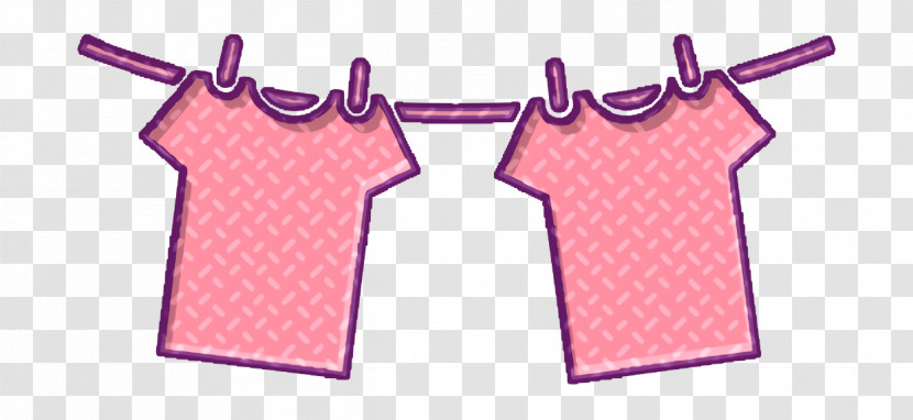 House Things Icon Rope Icon Clothes Hanging On Rope For Drying Icon Transparent PNG