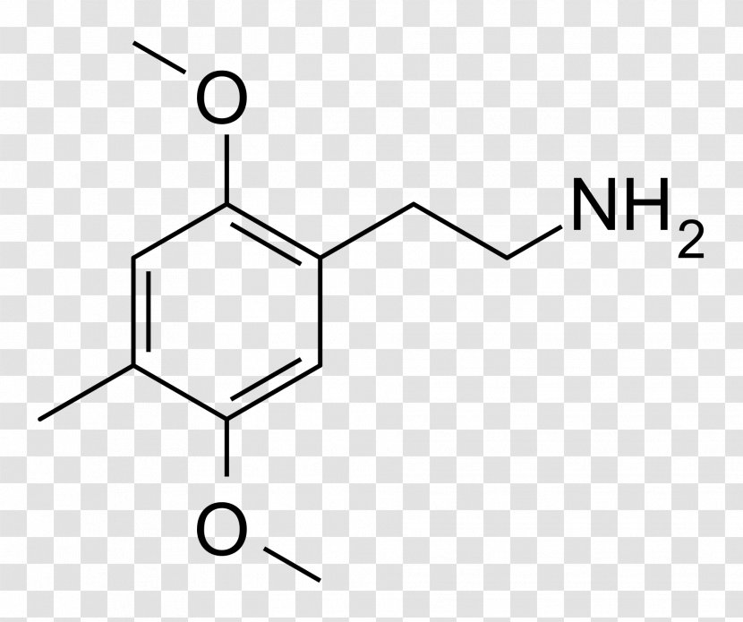 Dopamine Small Molecule Neurotransmitter Chemistry - Substituted Phenethylamine - Pihkal Transparent PNG