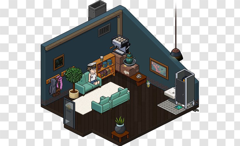 Habbo Sulake Room Hotel Cafe - Cleaning - Stage Build Transparent PNG