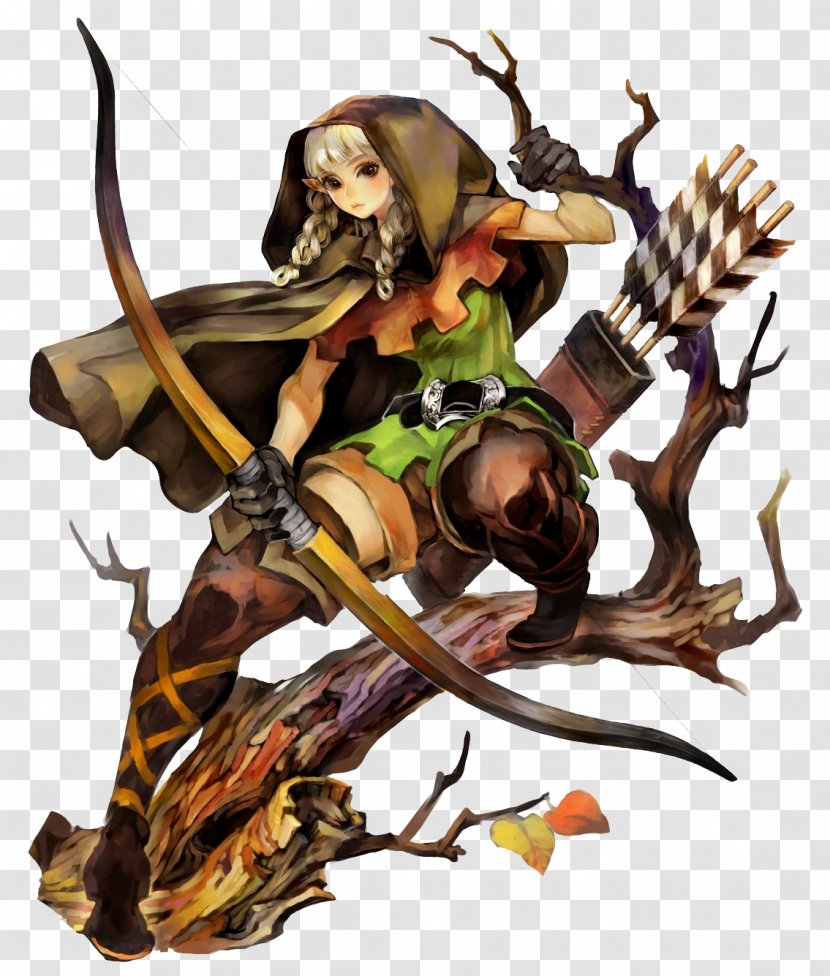 Dragons Crown Elf Vanillaware Video Game Character Class - Pic Transparent PNG