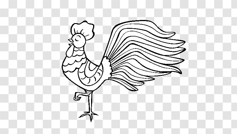 Chicken Drawing Coloring Book Image Cat - Area Transparent PNG