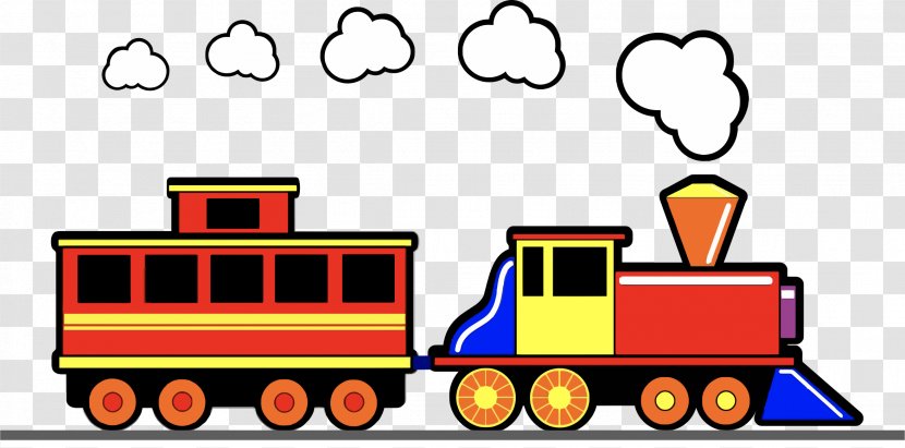 Toy Trains & Train Sets Rail Transport Clip Art - Caboose - Toy-train Transparent PNG