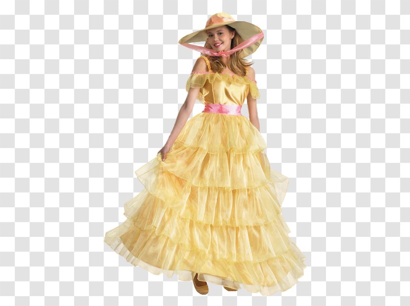 Halloween Costume Dress Suit Southern Belle Transparent PNG