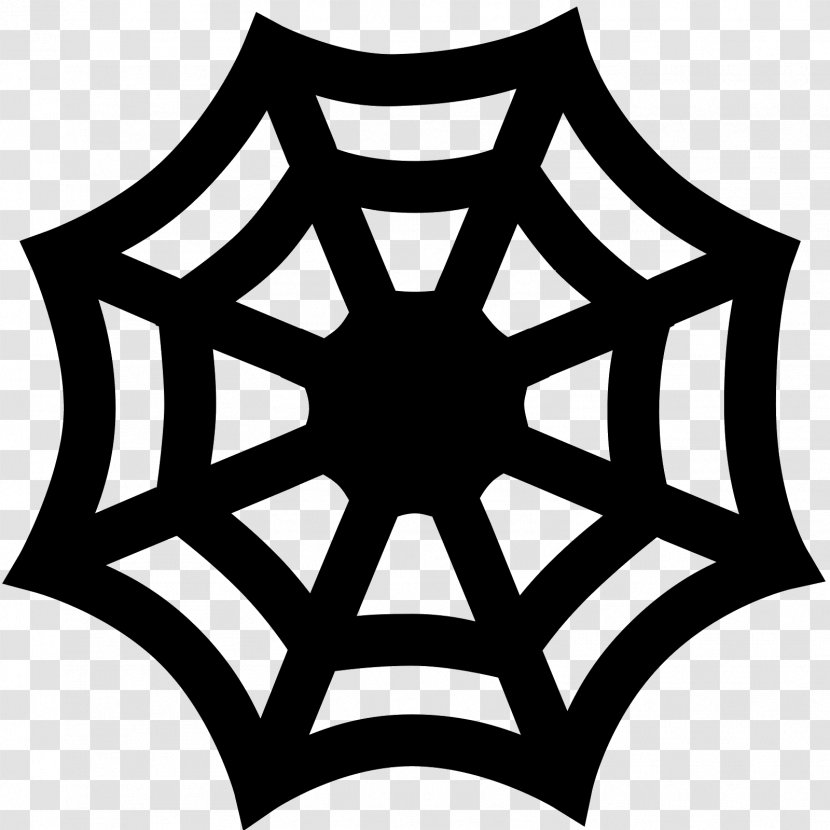 Spider Web Clip Art - Black - Cobweb Transparent PNG