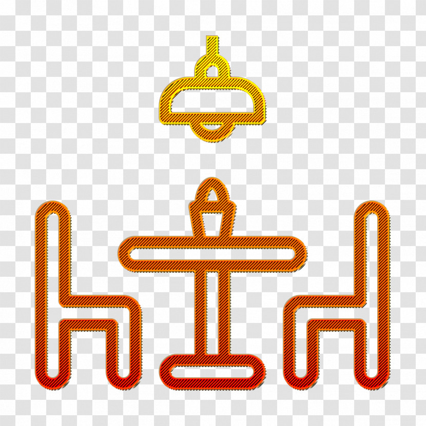 Dining Table Icon Home Equipment Icon Ceiling Lamp Icon Transparent PNG