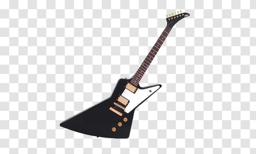 Gibson Explorer Flying V Electric Guitar Musical Instruments - Watercolor - Bass Transparent PNG