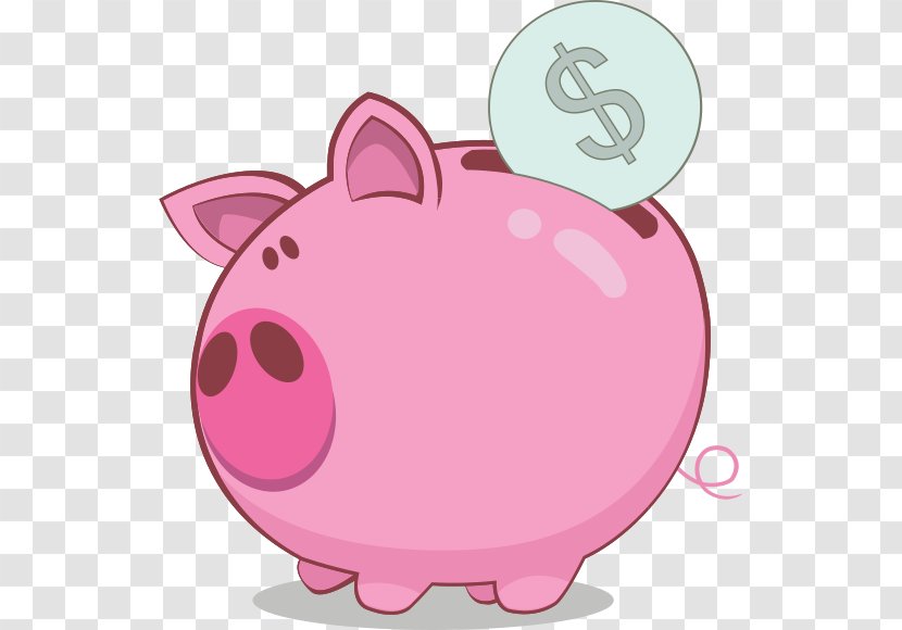 Piggy Bank Saving Money - Pig Like Mammal - Cash Coupons Transparent PNG